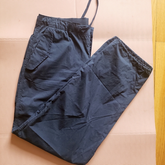 Uniqlo Pants - Uniqlo Women Dark Navy Blue Wide Leg Pants M